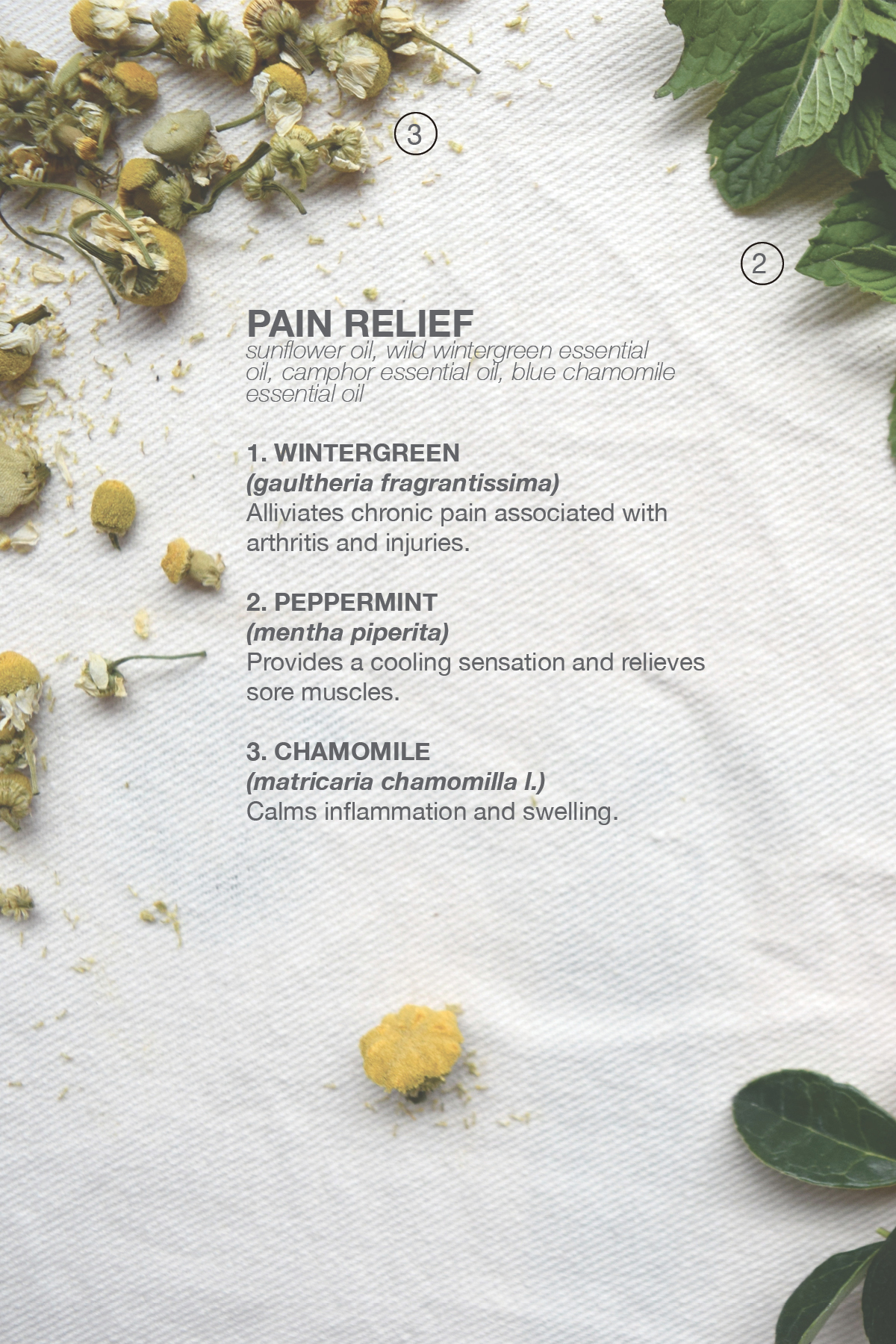 PAIN RELIEF OIL Blend