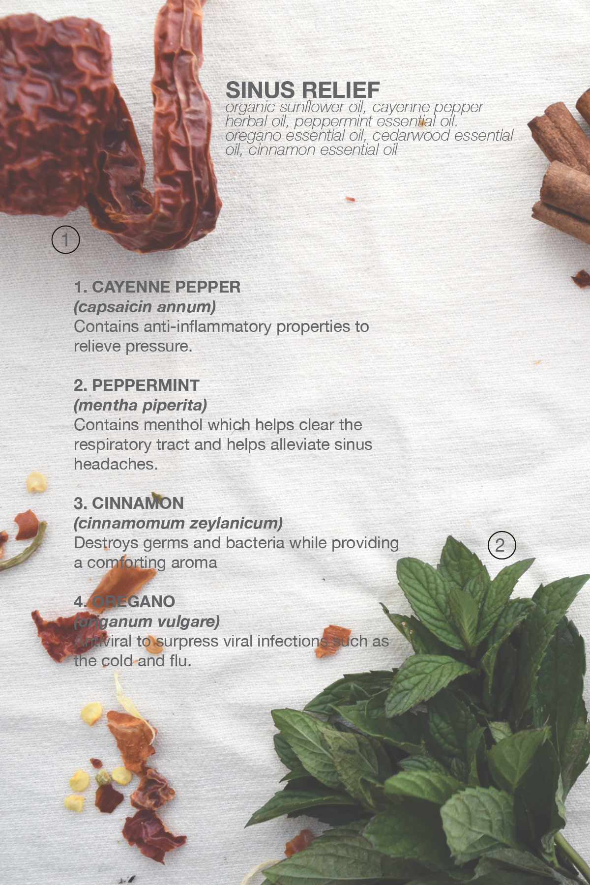 SINUS RELIEF OIL Blend